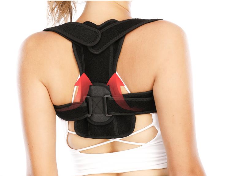 Breathable and invisible inner back correction belt