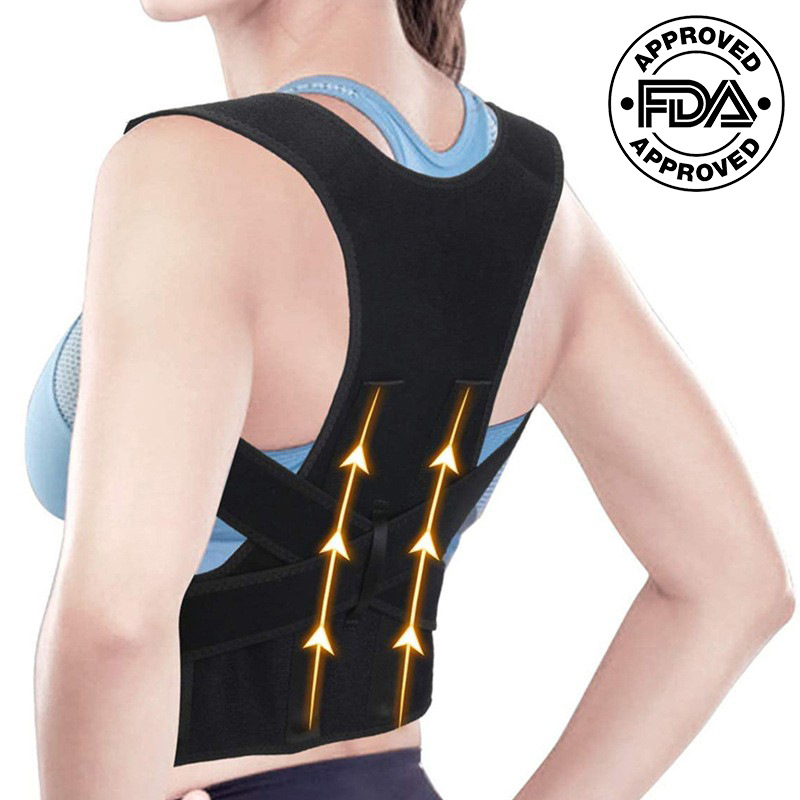 Fiberboard support correction belt - Preventing hunchback in both men and women. Invisible lumbar ventilation orthopedic posture correction belt for straightening the back. Correction device for correcting posture