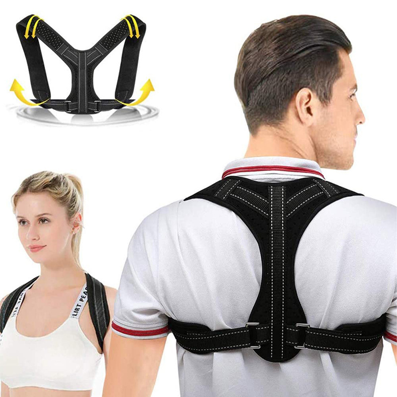 Posture Corrector - Straighten the back and tuck in the abdomen - Correcting posture for adults to prevent myopia and hunchback - Customizable