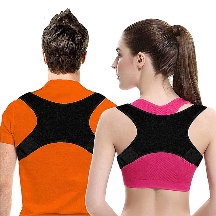 Strengthen the chest and loosen the shoulders. Correct the posture with the posture correction device