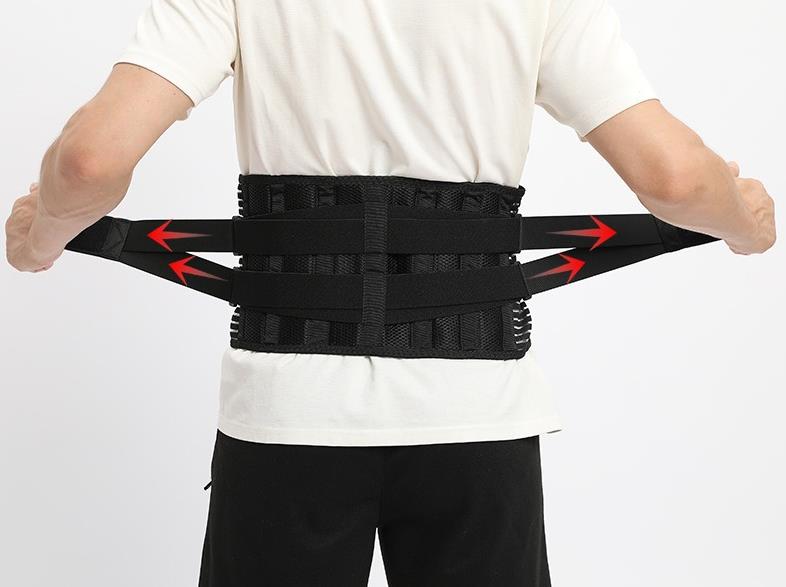Waist support, breathable for the waist, protective against pressure from weightlifting bars and dumbbells, with pressure-resistant band waist belt.