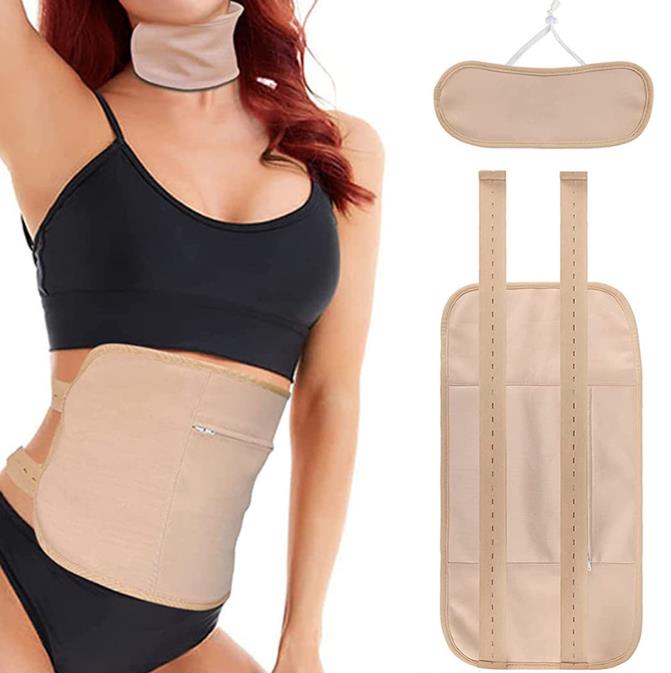 Reusable care nutmeg oil bag, waterproof and leak-proof organic cotton washable nutmeg oil care bag