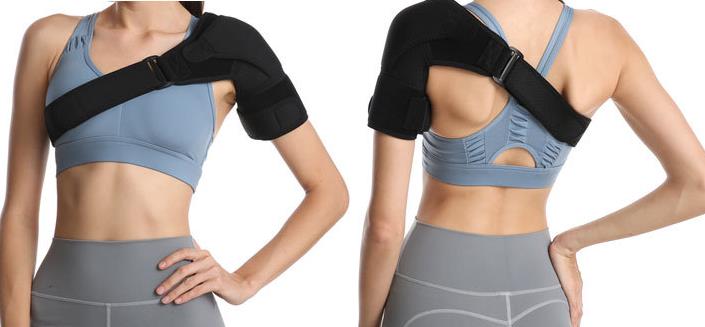 Sports fitness shoulder protector, adjustable with pressure, protective shoulder strap for preventing shoulder joint injuries from barbell pulling, single shoulder strap