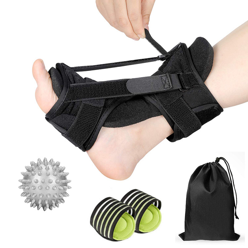An ankle joint support and fixation belt can be used day and night as a splint, brace, plantar fascia deformity corrector, or foot support.
