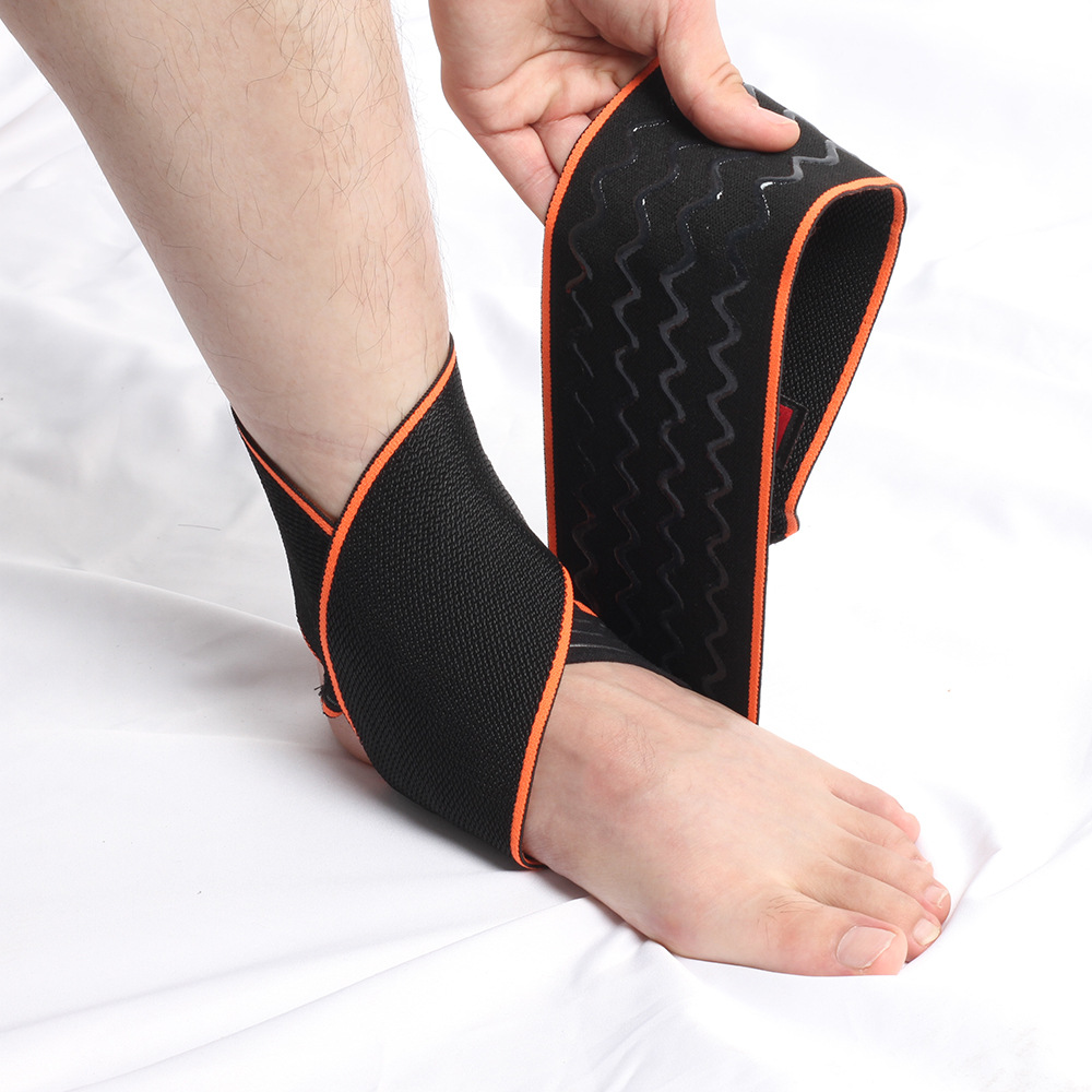 Basketball, football, running, ankle protection against sprains, silicone anti-slip ankle support, for both men and women, elastic band for wrapping, sports ankle support