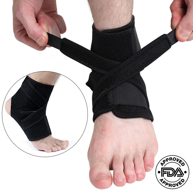 Sports ankle support band - Football, basketball, running - Protection for ankle sprains in men and women - Breathable and pressure-resistant ankle guard