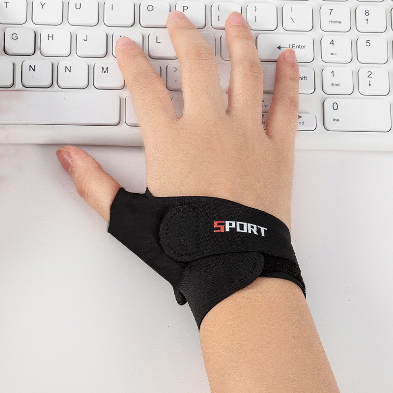 Sprain rehabilitation, fixation, compression and support for the wrist