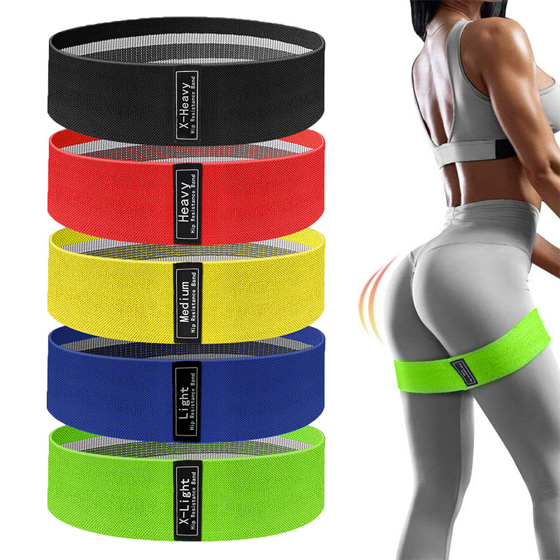 Cotton-woven stretch belt, fitness yoga supplies, slimming belt, hip-raising ring, tension belt, resistance belt, yoga elastic band