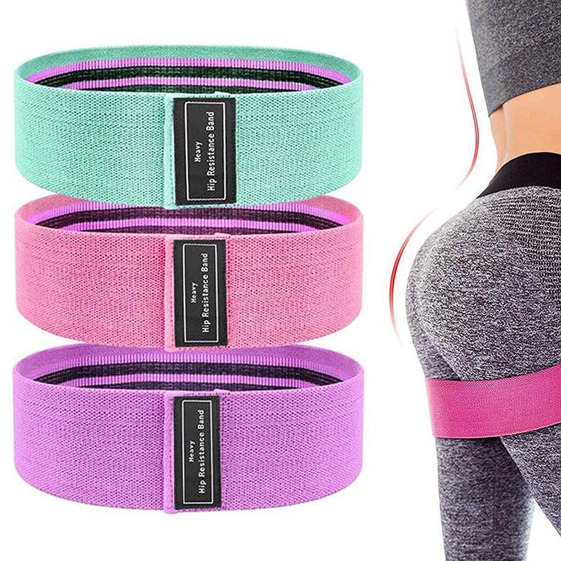 Latex anti-slip elastic band, stretching belt, lifting buttock ring, enhancing buttock shape belt, sports fitness yoga supplies, resistance band